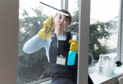 Nettoyage de vitres intérieures et extérieures à Montlaux